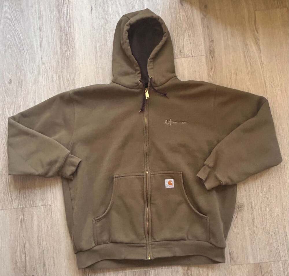 Carhartt J149 Thermal-Lined Full Zip Hoodie with ap Healthcare Embroidery